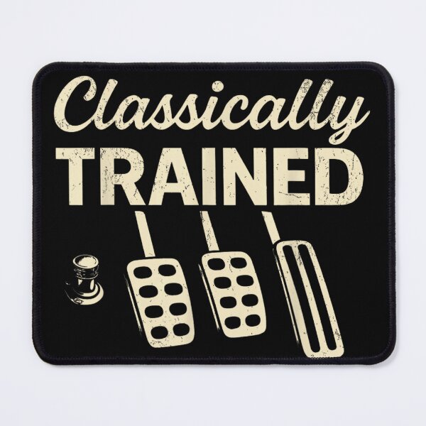 Item preview, Classically Trained Manual Transmission Funny Car Enthusiast Design designed and sold by Serene woods.