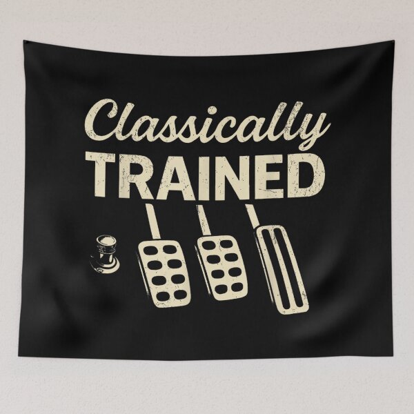 Item preview, Classically Trained Manual Transmission Funny Car Enthusiast Design designed and sold by Serene woods.