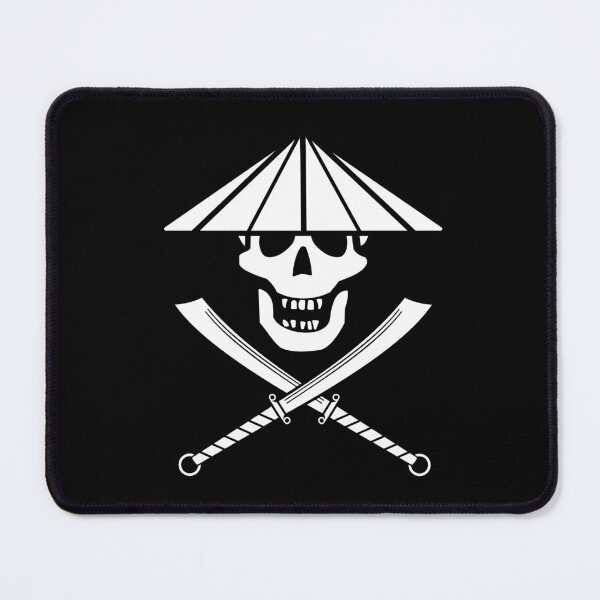 Item preview, Asian Jolly Roger with conical hat designed and sold by Rebellion-10.