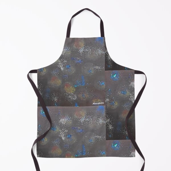 Item preview, Colorful splashes of color with glitter on a dark background designed and sold by MinasArt90.