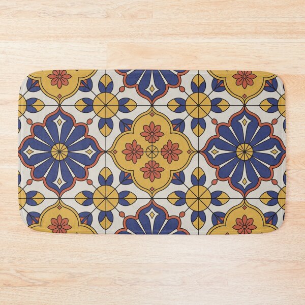 Item preview, Mediterranean Tile Seamless Pattern designed and sold by Midnight Veil Designs.