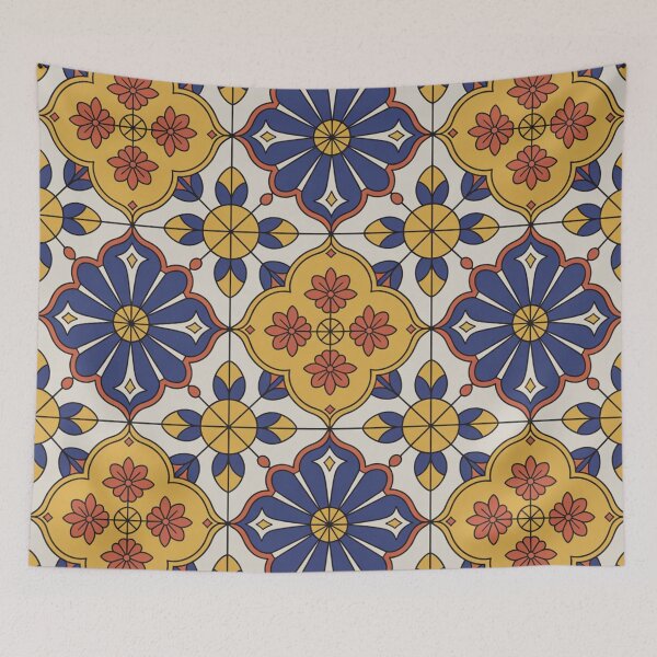 Item preview, Mediterranean Tile Seamless Pattern designed and sold by Midnight Veil Designs.
