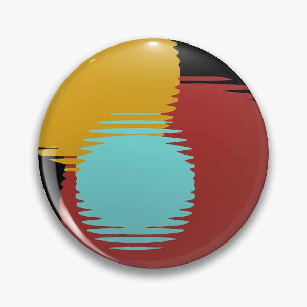 Item preview, Glitch Art Style Colored Circles with a Fluted Glass Effect 2 designed and sold by ZorianArt.