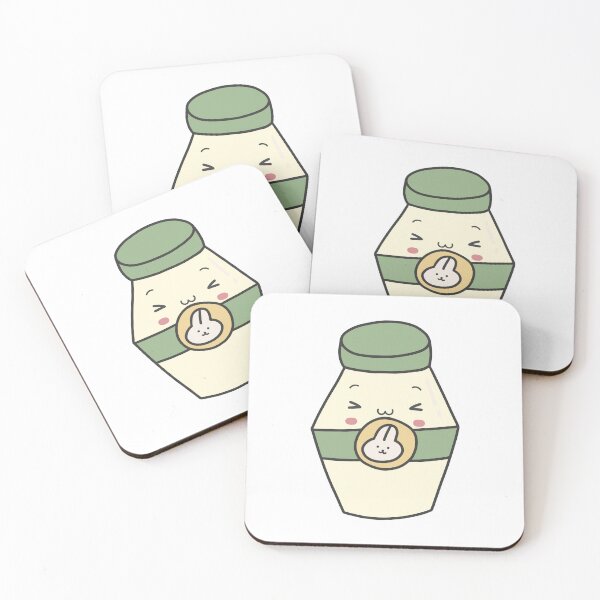 Item preview, Cute Milk Bottle Sticker with Face | Kawaii Bunny Milk Pastel Aesthetic designed and sold by Nuha28.