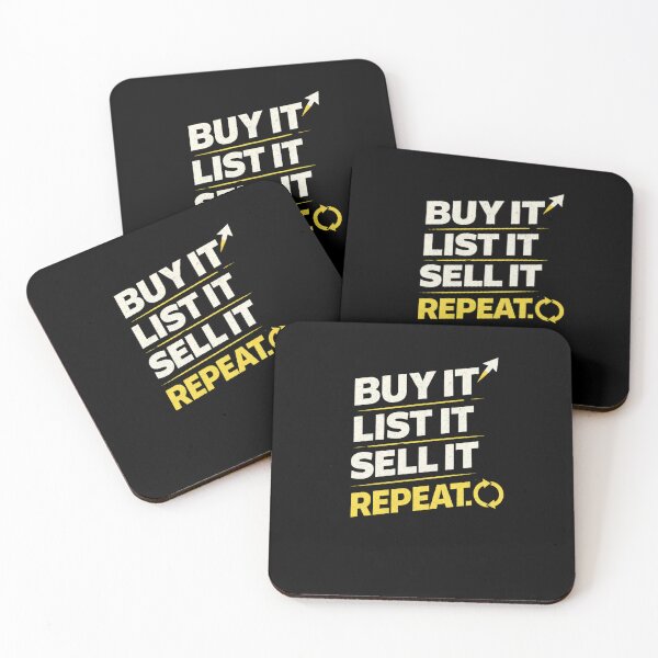Item preview, Buy It List It Sell It Repeat – Website Sell Digital Entrepreneur Website Flipping Design designed and sold by astersgraphics.