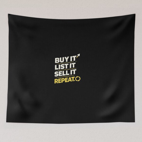 Item preview, Buy It List It Sell It Repeat – Website Sell Digital Entrepreneur Website Flipping Design designed and sold by astersgraphics.