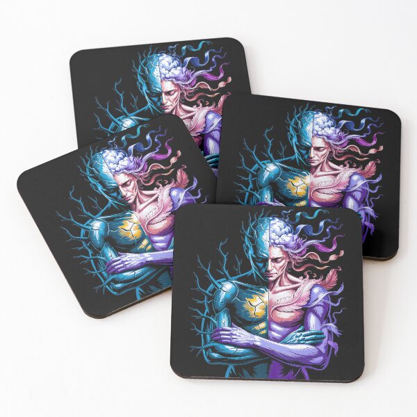 Item preview, Half Machine Half Angel Duality Portrait of Conflict designed and sold by Amanda's Factory.