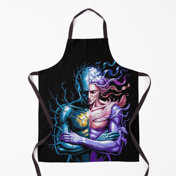 Item preview, Half Machine Half Angel Duality Portrait of Conflict designed and sold by Amanda's Factory.