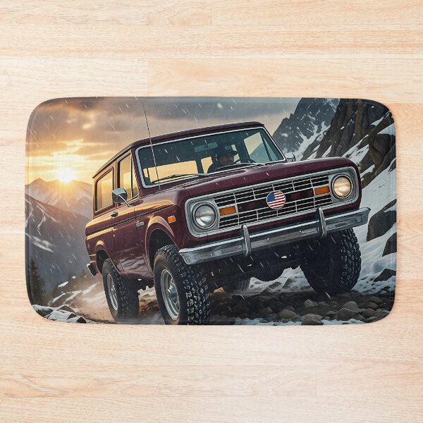 Item preview, Colorado Rocky Mountain High Retro Offroad Car Poster designed and sold by BorgSpareParts.