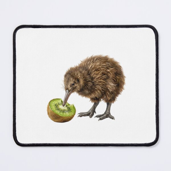 Item preview,  Cute Kiwi Bird Eating Kiwi Fruit Watercolor designed and sold by SOUFIANE1991.