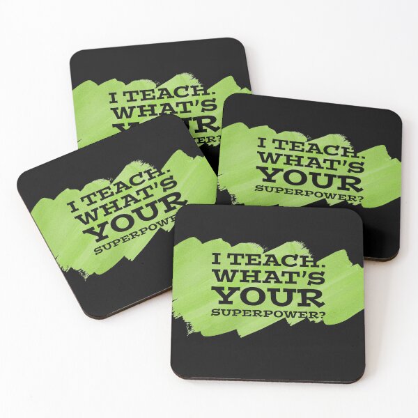 Item preview, I Teach. What’s Your Superpower? - Minimalist Teacher Graphic designed and sold by Mini Pixel Perfect Co..