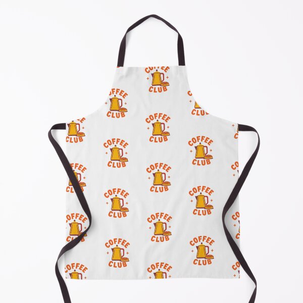 Item preview, Retro Coffee Club Illustration — Vintage Style Coffee Pot and Pastry Design designed and sold by Colorful-Garden.