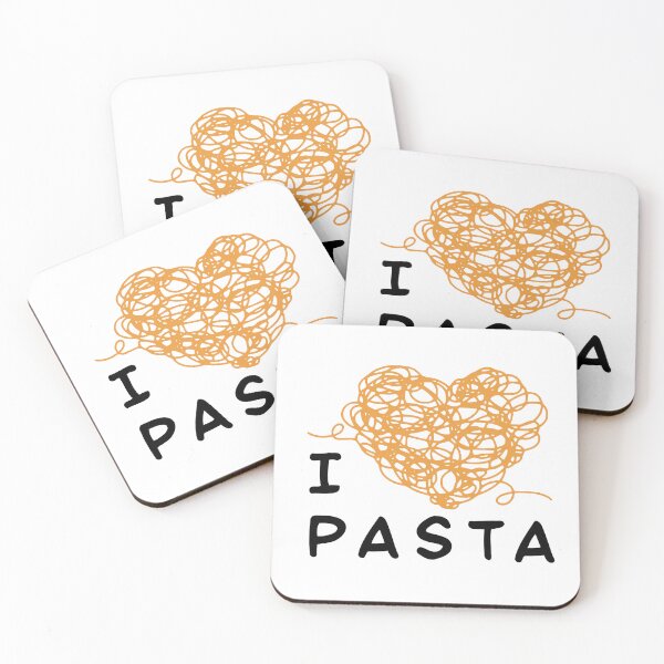 Item preview, I Love Pasta Heart – Funny Spaghetti Lover Foodie Design designed and sold by artworkathome.