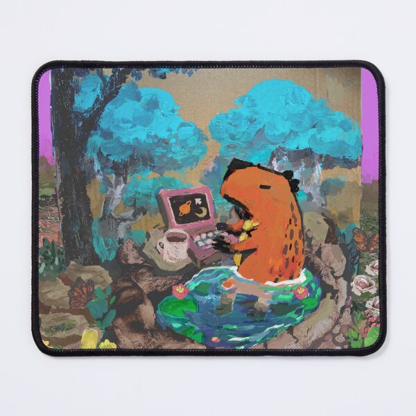 Item preview, The capybara was very good at his job, but very bad at resting. designed and sold by guilhernunes.
