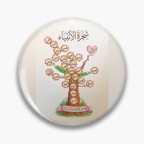 Item preview, Prophets Tree - Islamic Art & Calligraphy (Adam to Muhammad) designed and sold by Noor_Creations.