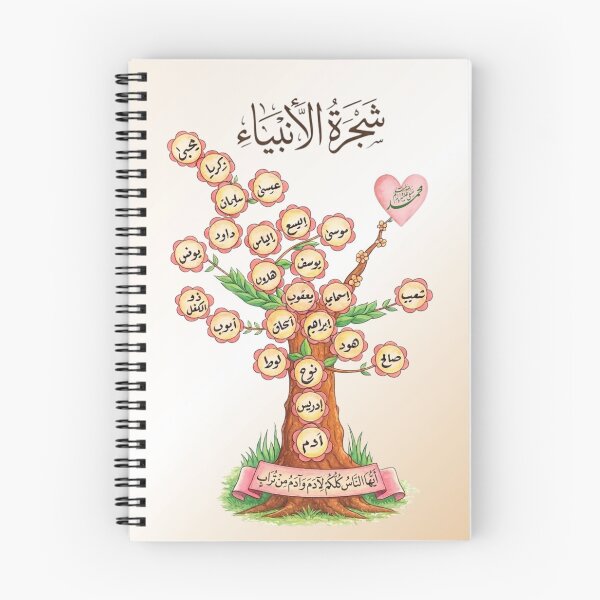 Item preview, Prophets Tree - Islamic Art & Calligraphy (Adam to Muhammad) designed and sold by Noor_Creations.
