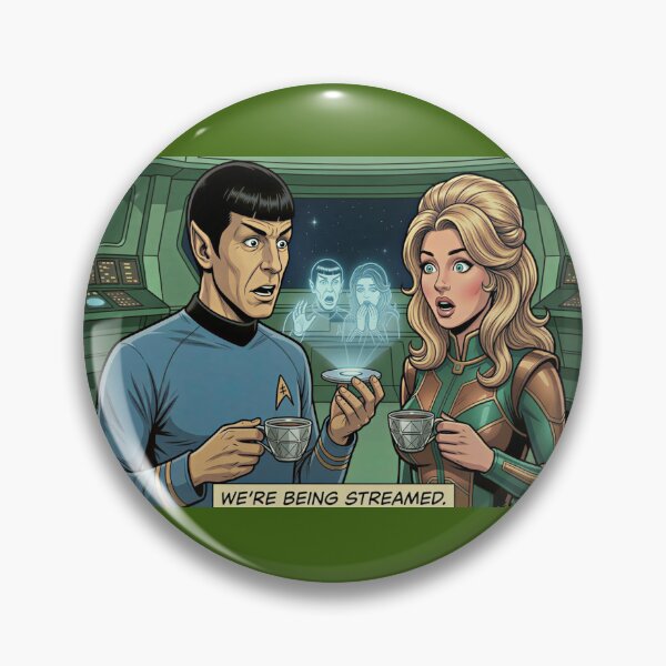 Item preview, We're Being Streamed — Sci-Fi Couple Discovers Their Worst Fear designed and sold by SammyMorry.