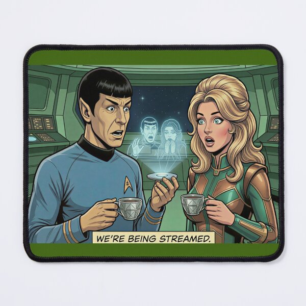 Item preview, We're Being Streamed — Sci-Fi Couple Discovers Their Worst Fear designed and sold by SammyMorry.