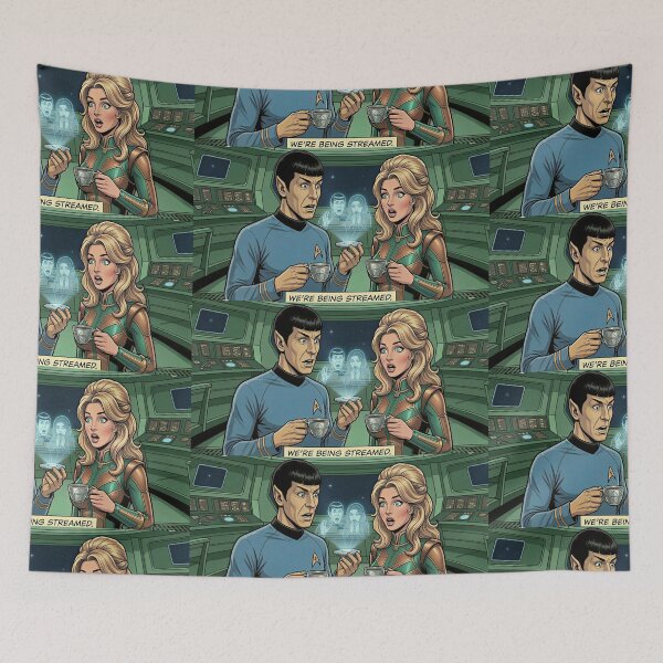 Item preview, We're Being Streamed — Sci-Fi Couple Discovers Their Worst Fear designed and sold by SammyMorry.