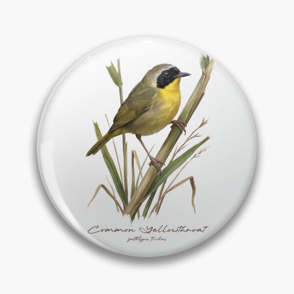 Item preview, Common Yellowthroat on Reed Grass designed and sold by Takeda-art.