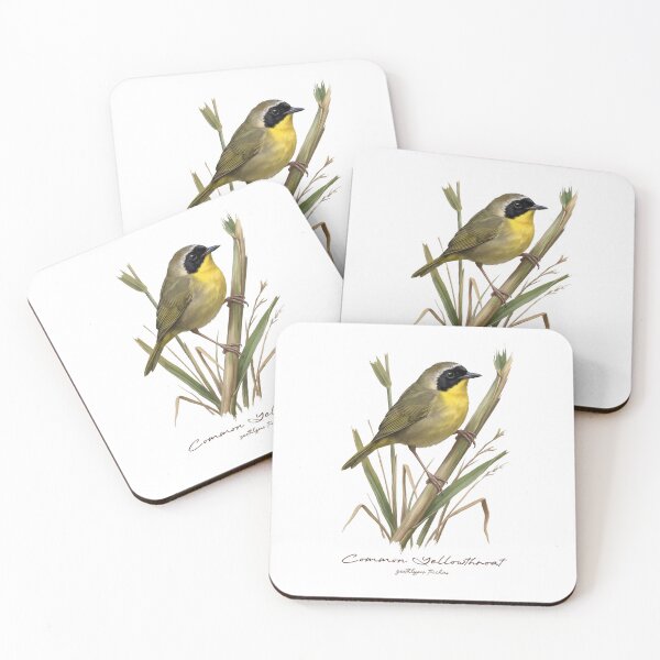 Item preview, Common Yellowthroat on Reed Grass designed and sold by Takeda-art.