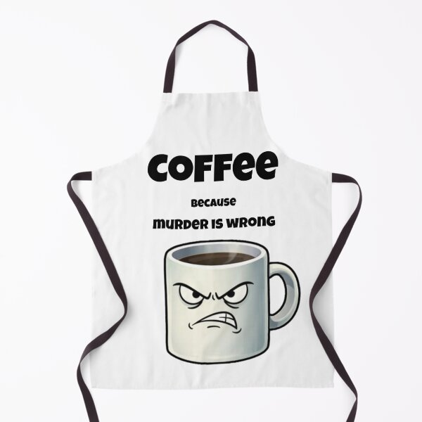 Item preview, Coffee Because Murder is Wrong Funny Coffee Humor designed and sold by Dianefromamsterdam.