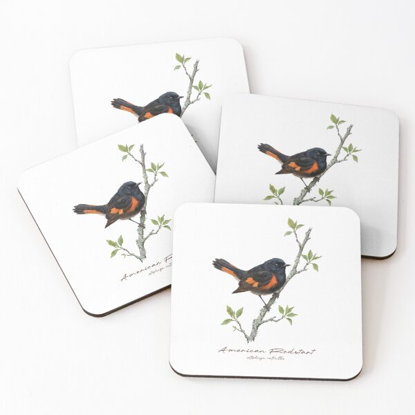 Item preview, American Redstart on Rustic Branch designed and sold by Takeda-art.