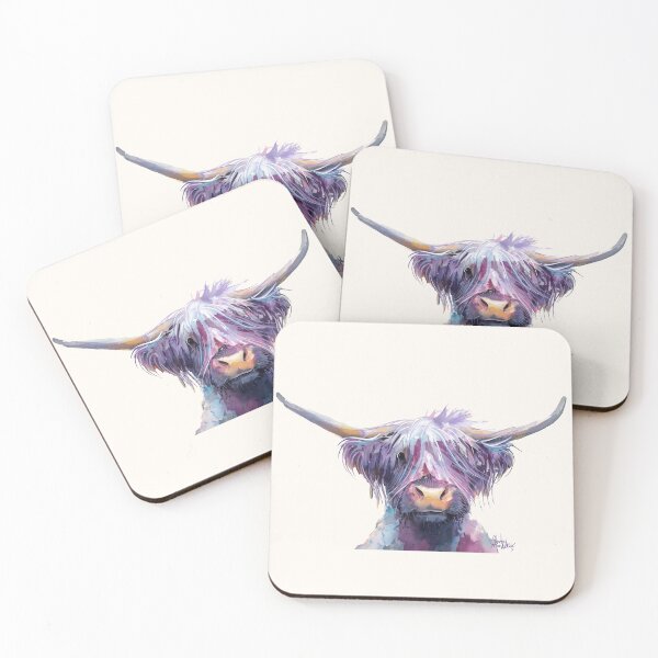 Item preview, Cute HiGHLaND CoW SCoTTiSH ' Highland Heather ' Designs BY SHiRLeY MacARTHuR designed and sold by Shirley MacArthur Art.