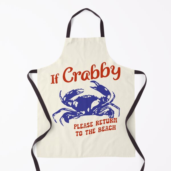 Item preview, If Crabby Please Return to the Beach Minimalist Crab Illustration designed and sold by MaiZephyr.