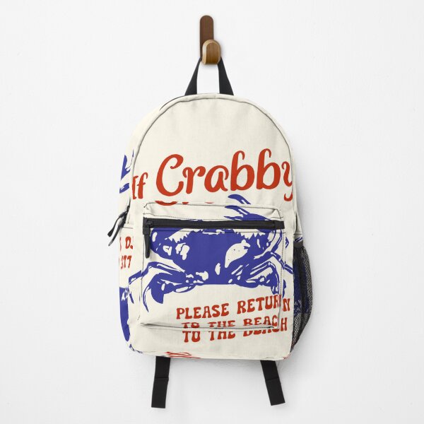 Item preview, If Crabby Please Return to the Beach Minimalist Crab Illustration designed and sold by MaiZephyr.