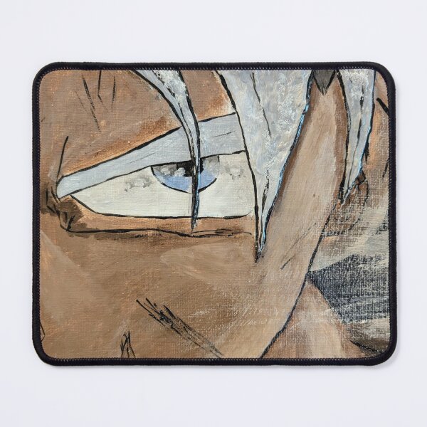Item preview, Half of Goku's face with silver hair (hand-drawn) designed and sold by NuageArt.