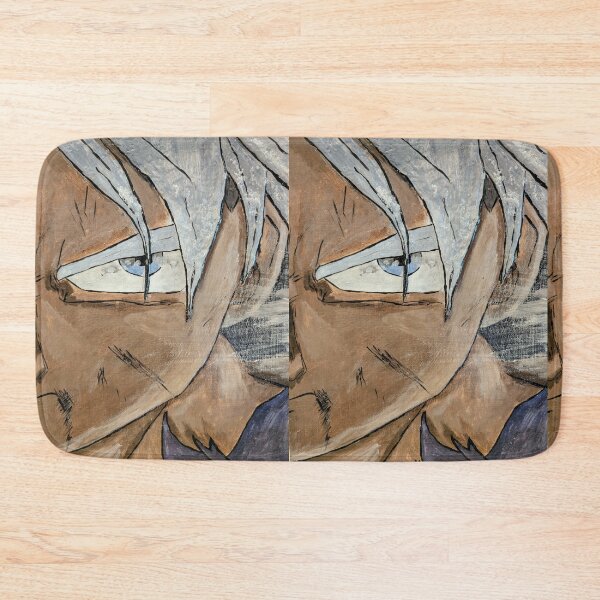 Item preview, Half of Goku's face with silver hair (hand-drawn) designed and sold by NuageArt.