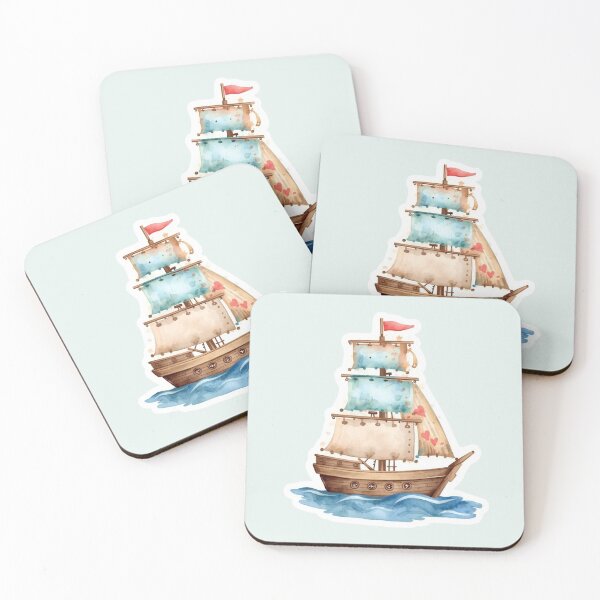 Item preview, Cute Boat  designed and sold by LoopyPop.
