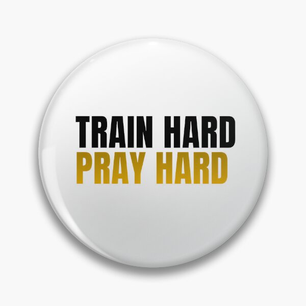 Item preview, Train Hard, Pray Hard designed and sold by Ummah Wear.