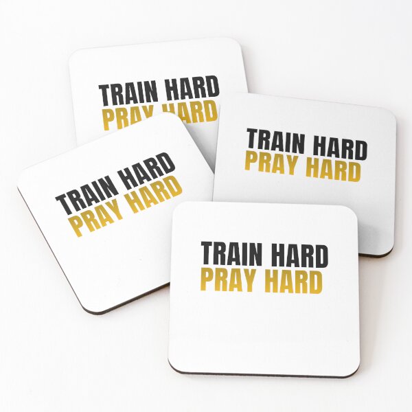 Item preview, Train Hard, Pray Hard designed and sold by Ummah Wear.