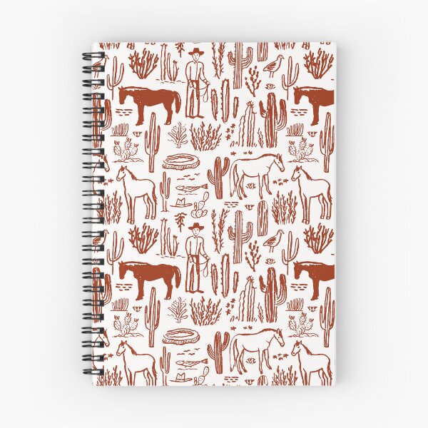 Item preview, Western Desert Pattern Cowboy Horses Cactus Southwest Ranch designed and sold by trajeado14.