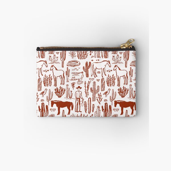 Item preview, Western Desert Pattern Cowboy Horses Cactus Southwest Ranch designed and sold by trajeado14.
