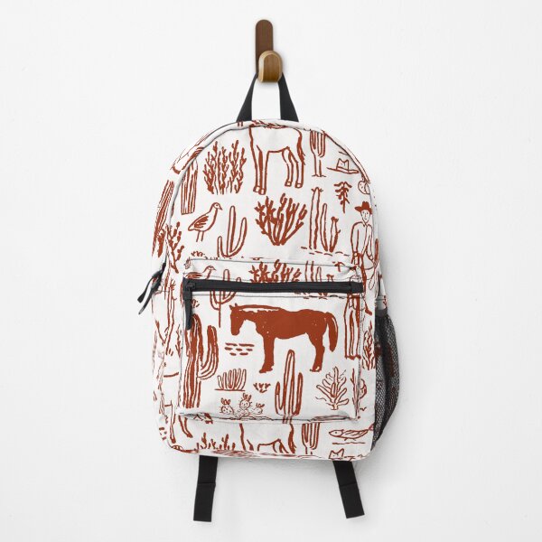 Item preview, Western Desert Pattern Cowboy Horses Cactus Southwest Ranch designed and sold by trajeado14.