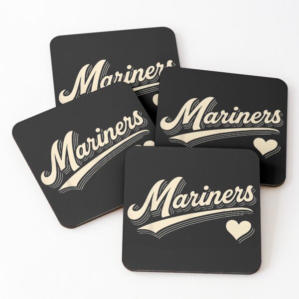 Item preview, Mariners Script Vintage Baseball Fan Retro Sports Style Design designed and sold by Daisy Grimes.
