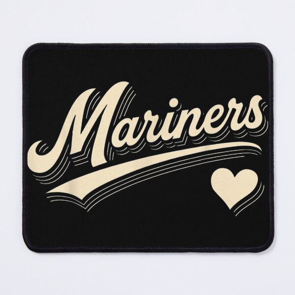 Item preview, Mariners Script Vintage Baseball Fan Retro Sports Style Design designed and sold by Daisy Grimes.
