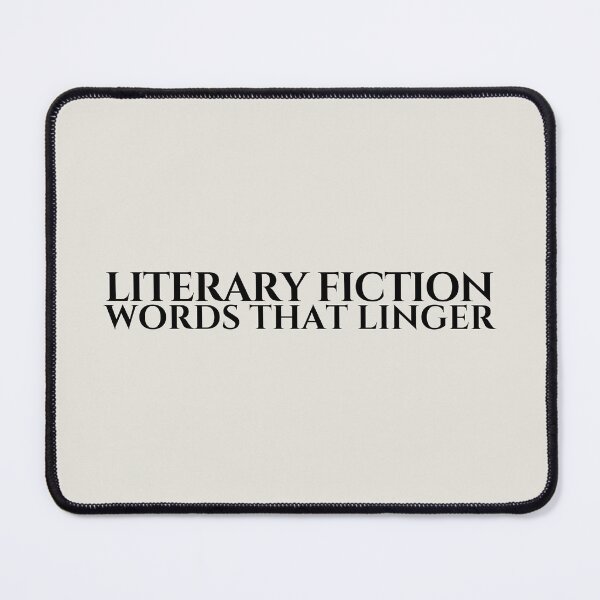 Item preview, Literary Fiction Words That Linger Minimalist Typography Design designed and sold by PKDWriterMerch.