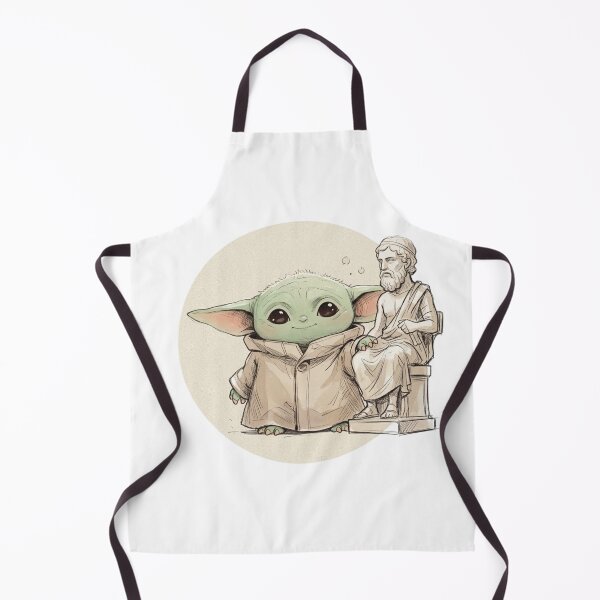 Item preview, BABY YODA WITH GREEK STATUE designed and sold by LIS AND MELIVERSO.
