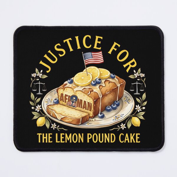 Item preview, Justice For The Lemon Pound Cake Funny Retro Food Meme Design designed and sold by Daisy Grimes.