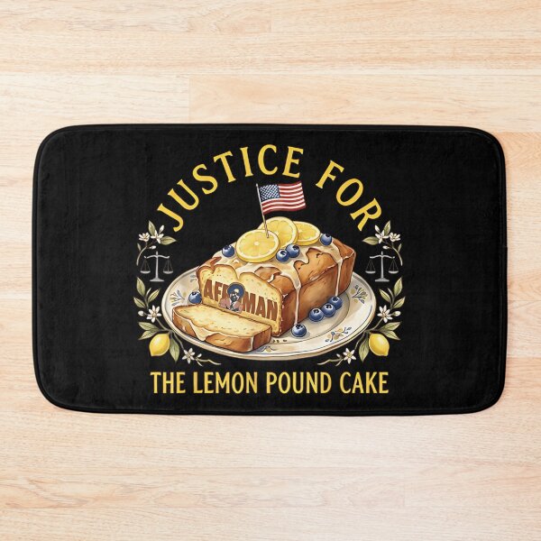 Item preview, Justice For The Lemon Pound Cake Funny Retro Food Meme Design designed and sold by Daisy Grimes.