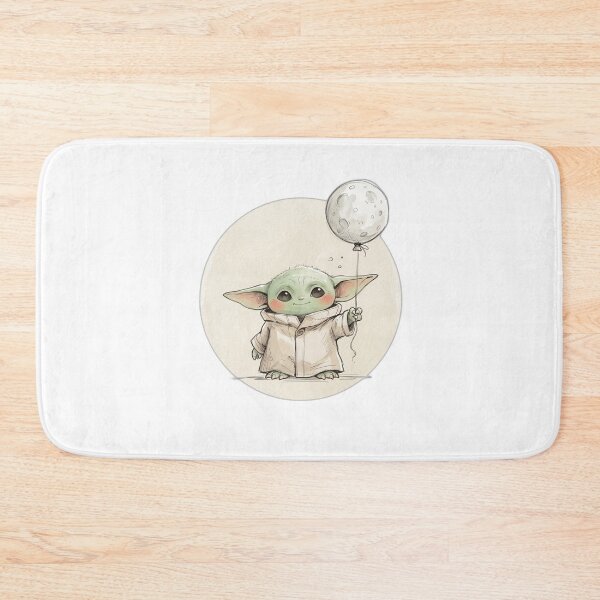 Item preview, BABY YODA WITH MOON BALLOON designed and sold by LIS AND MELIVERSO.