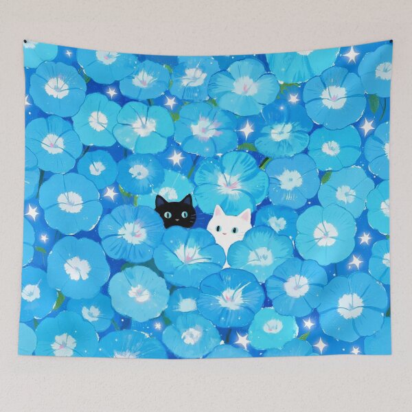 Item preview, Black cat and white cat designed and sold by xianxiu-ling.
