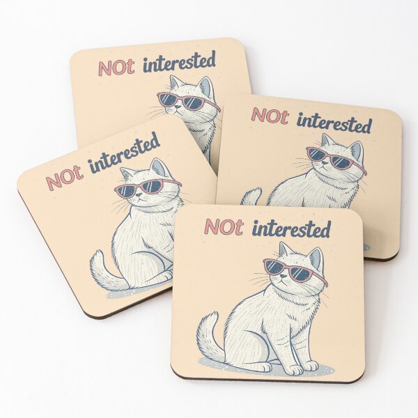 Item preview, Not Interested Cat – Pass designed and sold by Artiviose.