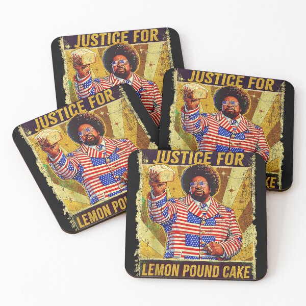 Item preview, Justice for Lemon Pound Cake Funny Retro Meme Food Humor Design designed and sold by Chaya Reid.