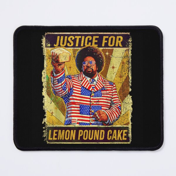 Item preview, Justice for Lemon Pound Cake Funny Retro Meme Food Humor Design designed and sold by Chaya Reid.