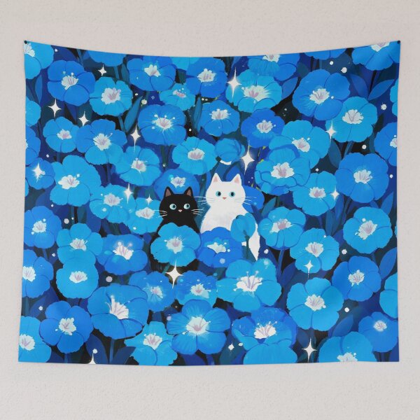 Item preview, Black cat and white cat designed and sold by xianxiu-ling.